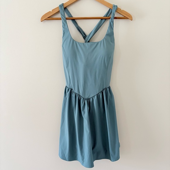 Halara Women's Breezeful Backless Corset 2-in-1 Pocket Mini Active Dress Size M - Picture 4 of 15